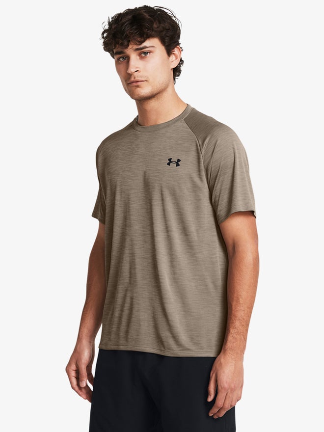 UNDER ARMOUR Men Tech Textured Short Sleeve T-Shirt - Image 1